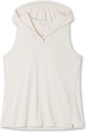 Stio | Womens Divide Sleeveless Hoodie, Size Medium in Mountain Goat Heather