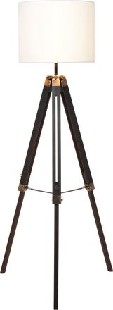 Premier Housewares Malvern Tripod Floor Lamp With Black Base