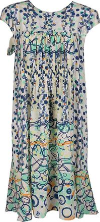 Peter Pilotto Zijden jurk - Beige