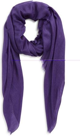 Akris Cashmere & Silk Scarf in Purple at Nordstrom