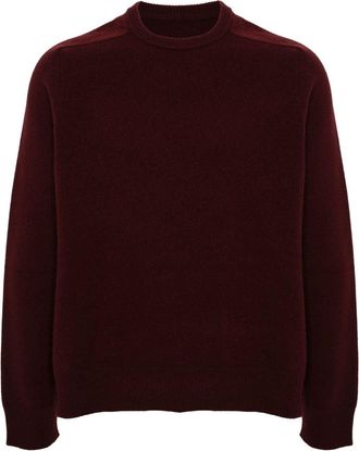 Maison Margiela crew-neck wool sweater - men - Wool - S - Red