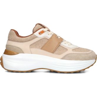 Tod's Schoenen, Dames, Beige, 39 EU, Leer, Beige Lage Sneakers voor Dames