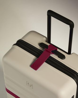 Antler Luggage Tag In Heather Purple