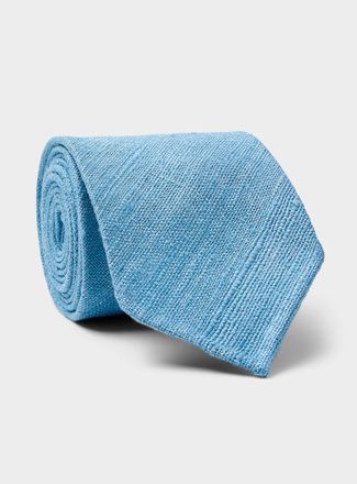 Drake's Mens Pure silk weave tie