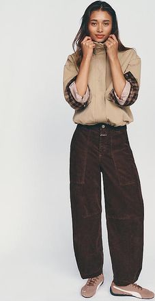 Closed Rhannon Corduroy Mid-Rise Barrel Jeans