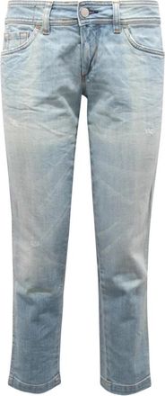 Mauro Grifoni Denim broek met model Yy 490225 - Dames - Slim Fit Jeans - Blauw - W28 - Denim - Jeans