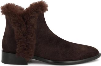 Kazar Lunera Booties - Dames - Winterlaarzen - Bruin - 40 EU - Leer - Schoenen