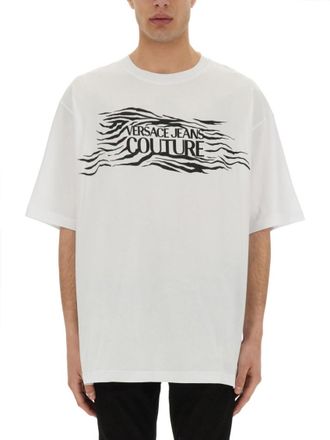 Versace Jeans Couture White Crew Neck T-Shirt
