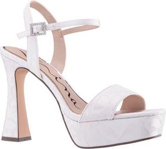 Nina Alma Platform Sandal in Ivory at Nordstrom, Size 9.5