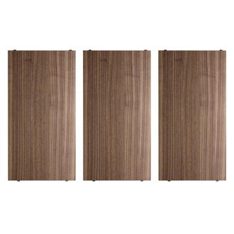String Furniture String - Regalboden 58 x 30 cm (3er-Pack), Walnuss