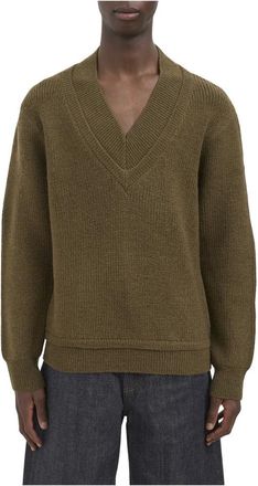 Entire studios Maglia Knit V-Neck - - Knitwear - Uomo - Verde - M/L