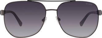 Guess Smoke Mirror Navigator Mens Sunglasses GU00015 08C 61