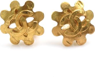 Chanel Metal Clip Earrings (Pre-Owned)