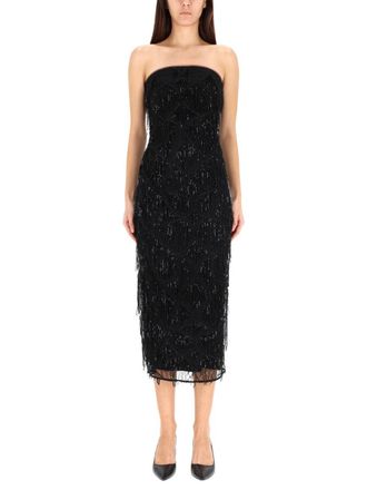 Rotate Midi Dress With Sequins