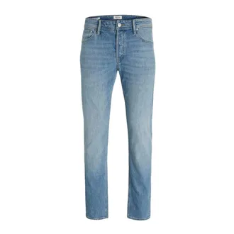 Jack & Jones Heren, Jeans, Blauw, Maat: W36 L32 Katoen