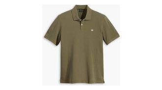 Dockers Mens Slim Fit Rib Collar Polo