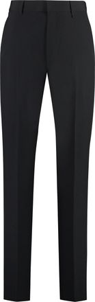 Givenchy Mens Tailored Wool Trousers, Black