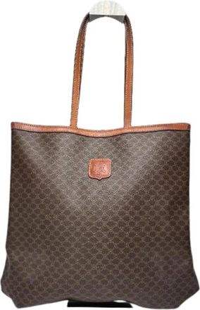 Celine Pre-owned Vintage Tote Bag - Dames - Vintage Shopper - Bruin - ONE Size - Leer - Vintage