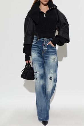 Dsquared2 Baggy Jeans, Womens, Blue