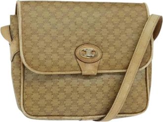 Celine Pre-owned Plastic Cross Body Bag - Dames - Vintage Schoudertas - Beige - ONE Size - Vintage