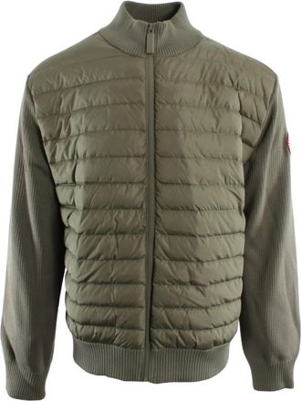 Canada Goose Hy Bridge Knit Jacket - Heren - Winterjassen - Groen - 2XL - Wol - Jassen