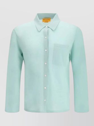 Guest In Residence cashmere knitted shirt