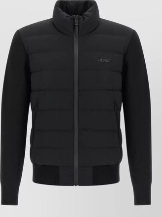 Mackage quilted high neck padded cardigan