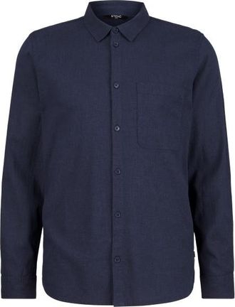 Stoic Hemp54 BjurholmSt. L/S Shirt Hemd f&uuml;r Herren | blau