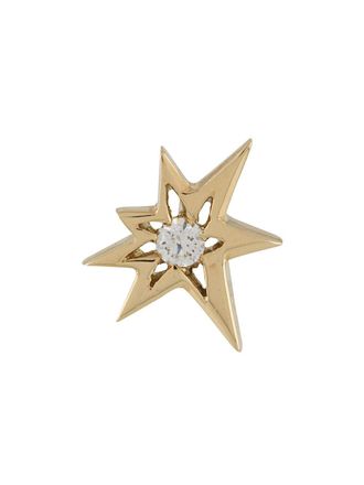 Le Ster Orecchino a bottone Bang in oro 18kt con diamante