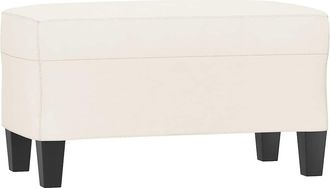 vidaXL Banco De Cuero Sint&eacute;tico Color Crema 70x35x41 Cm Vidaxl