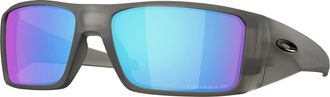 Oakley HELIOSTAT Prizm Sapphire Polarized Wrap Mens Sunglasses OO9231 923124 61