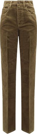 Saint Laurent Clyde Corduroy Trousers-Donna