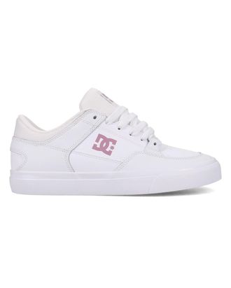 DC Sneaker DC SHOES Onyx, Damen, Gr. 7,5(38,5), wei&szlig;, lavender, Obermaterial:89, 4% Leder, 1, 8% Synthetik, 8, 8% Microfaser;, Schuhe Sneaker