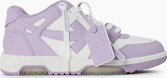 Off-white Womens Womens Out Of Office Low Top Trainers - Purple - Size: 6