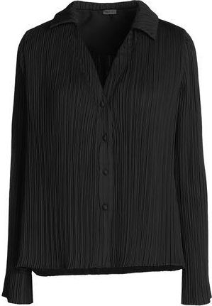 8 by YOOX PLEATED LONG SLEEVE BLOUSE