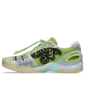 Asics x Little Tokyo Table Tennis Gel-Resolution 5 Parrot Green Pure Silver White 1203B186-300