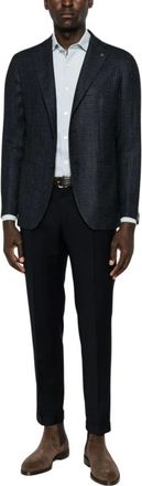 BRIGLIA 1949 Hombre, Pantalones, Azul, Talla: 3XL
