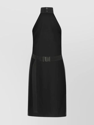 Burberry silk crepe midi dress