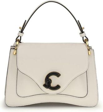 Coccinelle Beige Kalfsleer Bos Taurus Schoudertas