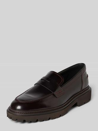 GANT Lederloafer mit Schaftbr&uuml;cke Modell Ivyhill in Bordeaux, Gr&ouml;&szlig;e 41