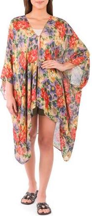 Patricia Nash Floral Short Ruana in French Hydrangea at Nordstrom Rack