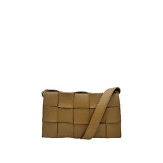 Bottega Veneta Pre-owned Cross Body Bags, female, Brown, Size: ONE SIZE Pre-owned Leather Crossbody Bag