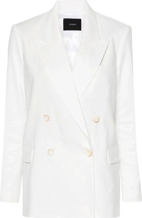 Joseph Blazer de Lino Jaden - Jackets - Mujer - Blanco - 2XS