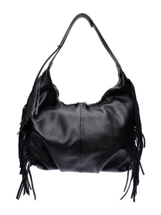 Isabella Rhea Zwart Rundleer Tas