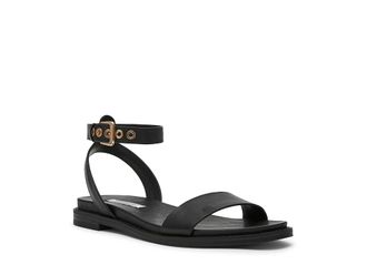 Steve Madden Dandi Womens Sandals Black Leather : 9.5 M