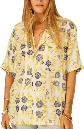 Natalie Martin Kevin Short Sleeve Shirt In Prairie Indigo