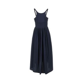 Emporio Armani Poplin midi dress Woman 38