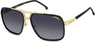 Carrera Zwart/Donkergrijs Getinte Zonnebril - Heren - Zonnebrillen - Zwart - 61 MM - Accessoires