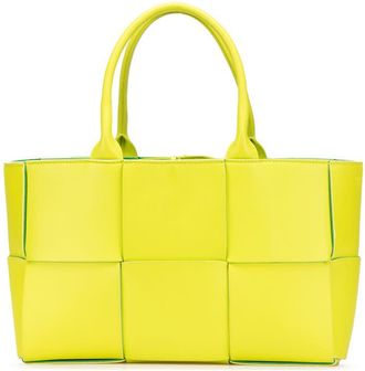 Bottega Veneta Pre-owned Bottega Veneta Small Nappa Maxi Intrecciato Arco Tote B10056659K