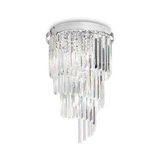 Ideal Lux Lampada da soffitto carlton PL8 cromo